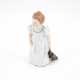 LITTLE PORCELAIN GIRL IN NIGHTGOWN WITH DOLL - фото 1