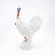 PORCELAIN FIGURINE OF A TURKEY - photo 1