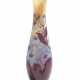 GLASS BALUSTER VASE WITH MARGUERITES - фото 1