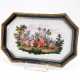 PORCELAIN TRAY WITH WATTEAU PAINTING - photo 1
