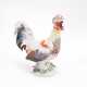 SMALL PORCELAIN CROWING ROOSTER - фото 1