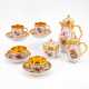 COFFEE SET WITH INTERIOR GILDING FOR TWO PERSONS IN 'Neuzierratdekor' - Foto 1