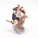 PORCELAIN FIGURINE OF ZEUS ON AN EAGLE WITH A FLAMING SWORD - photo 1