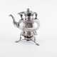LARGE SILVER KETTLE ON RECHAUD - photo 1
