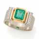 Emerald-Diamond-Ring - фото 1