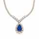 Sapphire-Diamond-Necklace - photo 1