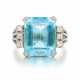 Aquamarine-Diamond-Ring - photo 1