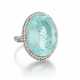 Aquamarine-Diamond-Ring - photo 1