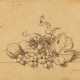 Johann Wilhelm Preyer. Still Life with Grapes and Peaches - Foto 1