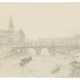 Nicolas Marie Joseph Chapuy. View over the Seine in Paris to Conciergerie and Pont au Change - фото 1