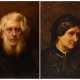 Giovanni Piancastelli. Two Paintings. Double Portrait of Marcantiono V. Borghese and his Second Wife Therese de la Rochefoucauld - Foto 1