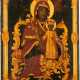 A LARGE ICON SHOWING THE MOTHER OF GOD OF THE 'UNFADING ROSE' - Foto 1