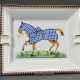 Hermès Aschenbecher mit Druckdekor „Pferd mit Satteldecke“, 19x15,5cm - photo 1