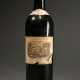 Flasche 1948 Chateau Lafite Rothschild, premier grand cru classe, Rotwein, Bordeaux, Pauillac, 0,75l, ms, Etikett und Kapsel beschädigt - photo 1