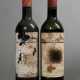 2 Flaschen 1955 Chateau Mouton Rothschild, Georges Braque, Rotwein, Bordeaux, Pauillac, 0,75l, ls/ms, durchgehend gute Kellerlagerung, Etiketten beschädigt - photo 1