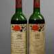 2 Flaschen 1969 Chateau Mouton Rothschild, Jean Miro, Rotwein, Bordeaux, Pauillac, 0,75l, ls- ms, durchgehend gute Kellerlagerung, Etiketten und Kapseln beschädigt - photo 1