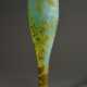 Barz Jugendstil Vase "Wysteria" in blau-grün-braunem Überfangglas, schlanke Balusterform auf breitem Rundfuß, H. 35,5cm, Ø 11,5cm - фото 1