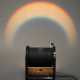 Bellosi, Andrea (*1944) "Arc en Ciel" Regenbogen Tischlampe, schwarzer Marmor und Metallblech, elektrifiziert, 28x24x20cm - фото 1