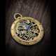 AUDEMARS PIGUET. AN ATTRACTIVE AND RARE 18K GOLD SKELETONISED POCKET WATCH - Foto 1