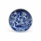 A BLUE AND WHITE ‘PHOENIX AND PEONY’ SHALLOW BOWL - photo 1