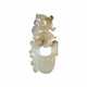 A VERY RARE WHITE AND RUSSET JADE HINGED ORNAMENT - фото 1