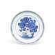 A BLUE AND WHITE ‘PEONY’ SHALLOW DISH - photo 1