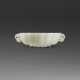 A SMALL WHITE JADE MUGHAL-STYLE FLORAL-LOBED BOWL - фото 1