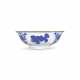 A BLUE AND WHITE ‘BUDDHIST LION’ SHALLOW BOWL - фото 1