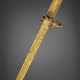 A EUROPEAN GOLD AND JEWEL-MOUNTED SCABBARD AND HANDLE - photo 1