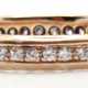 Memory-Ring, 585er GG, besetzt mit 42 Brillanten, Ges.-Gew. 3 g, RG 57,5 - Foto 1