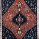 Afschari, Persien, Wolle auf Wolle, rotgrundig mit zentralem Muster, 1 Fleck, guter Zustand, 150x105 cm - photo 1