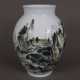 "Shan & Shui"-Vase - China, Republikzeit, Porzella… - Foto 1