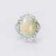 Opal-Diamant-Ring. - photo 1