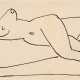 Ernst Ludwig Kirchner. Liegender Frauenakt - фото 1