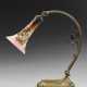Jugendstil-Tischlampe mit Gallé-Schirm - Foto 1