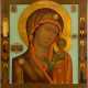 A LARGE ICON SHOWING THE MOTHER OF GOD OF KAZAN - фото 1
