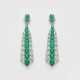 Paar glamouröse Sambia-Smaragd-Chandeliers - фото 1