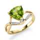 Peridotring mit Brillanten - Foto 1