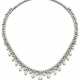 Round diamond and platinum necklace, ct. 1.65 circ… - фото 1