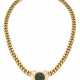 BULGARI | Yellow gold groumette link necklace with… - фото 1
