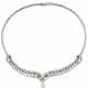 Baguette and navette diamond platinum necklace hol… - photo 1