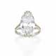 Marquise ct. 7.45 diamond white gold ring, g 4.70… - Foto 1