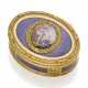 Yellow gold and guilloché enamel oval snuff box, t… - photo 1