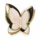 Pink coral, mother-of-pearl and onyx butterfly sha… - photo 1