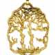 TAGLIABUE | Tree shaped yellow gold openwork penda… - Foto 1