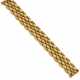 Partly knurled yellow gold modular bracelet, g 37.… - фото 1