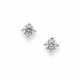 Diamond and white gold earrings, in all ct. 1.00 c… - Foto 1