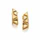 MARINA B | Yellow gold "triangoli" earrings, g 18.… - photo 1