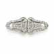 Round, baguette and fancy shaped diamond platinum… - фото 1