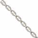 Round and cushion cut diamond platinum chain brace… - Foto 1